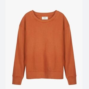Hush Women's Warm orange autumn  Crew Neck Sweater Size S